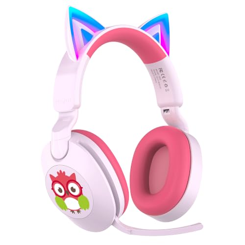 iSightGuard Kids Headphones with Cat Ear Bluetooth