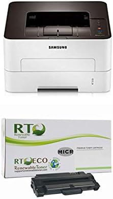 Renewable Toner M2825DW MICR Check Printer Bundle with 1 RT Compatible Samsung MLT-D116L MICR Toner Cartridge