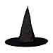 Windy City Novelties Black Witch Hat for Halloween - Fits Adults and Kids