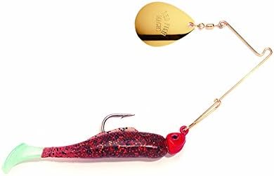 Strike King Redfish Magic Saltwater Spinnerbait, Blue Crab/Red Head
