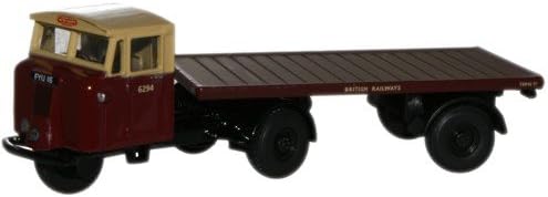 Mechanical Horse Flatbed Trailer - British Rail - 1/76th Scale Oxford Diecast