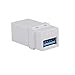 BATIGE 2-Pack USB 3.0 Keystone Jack Female Coupler Insert Snap-in Connector Socket Adapter Port for Wall Plate Outlet Panel - White
