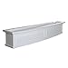 Mayne Nantucket 5-Foot Window Box – Self-Watering, Weather-Resistant Planter for Flowers – Durable Design for Outdoor Use, Perfect for Windows, Railings, or Fences