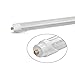 Kihung T8 LED Light Tube 8ft 36W (90W equivalent) 4300Lm Brightness 6500K Cool Daylight White, Clear PC Cover & Aviation Aluminum, pack of 4