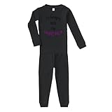 Black Text I'm Bringing Back Fanny Pack Cotton Long Sleeve Crewneck Unisex Infant Sleepwear Pajama 2 Pcs Set Top and Pant - Black, 24 Months
