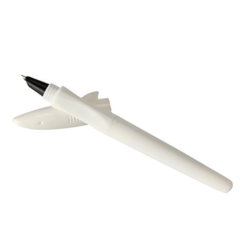 NEW Jinhao The Shark Spiral Transparent Colourful Office Fine Nib Fountain Pen (White, 0.5mm) - Thumbnail 2