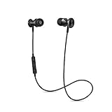 Upgraded Wireless Headphones Bluetooth Headsets with Microphone with Case Running Magnet Earphones (Black)