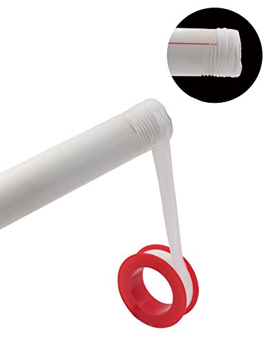 TOVIA 5 Pack Teflon tape-1/2 x400inch,Thread seal tape-Used for plumber work to warp galvanized pipe,PVC, connector,garden hose,valve - Thumbnail 4