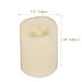 Kohree Flameless Candles LED Battery Candles with Timer Remote Control LED Pillar Votive Unscented Ivory Remote Candles Amber Yellow Flame Pack of 12