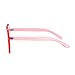 GIFIORE Heart Sunglasses for Women Cute Rimless Heart Shaped Sun Glasses Candy Color Shades (Pink)