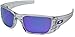 Oakley Fuel Cell Men's Sunglasses - Polished Clear/Violet Iridium / One Size