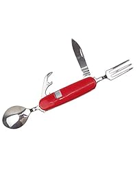 Multifuncional cubiertos Camping utensilios de via