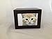 Pet Urn Peaceful Pet Memorial Keepsake Urn,Photo Box Pet Cremation Urn,Dog Urn,Cat Urn,Small Animal Urn, Size,Large, Color,Cherry, 75 cu.in