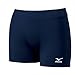 Mizuno Women's Flat Front Shorts, Navy, Medium