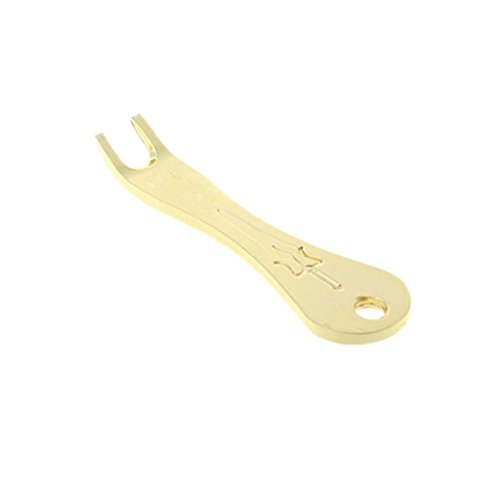 Acoustic Guitar Bridge Pins Puller Peg Remover - Strings Change - Multifunction Guitar Peg Puller Bridge Pin Remover Extractor Removal Metal Handy Tool Kit Accessories (Gold)