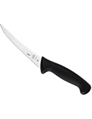 Mercer Culinary Millennia 6-Inch Curved Boning Knife, Black