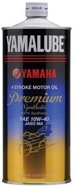 Amazon ヤマハ ヤマルーブ プレミアムシンセティック 中 大型車両に最適 化学合成油 1l バイク用エンジンオイル 車 バイク