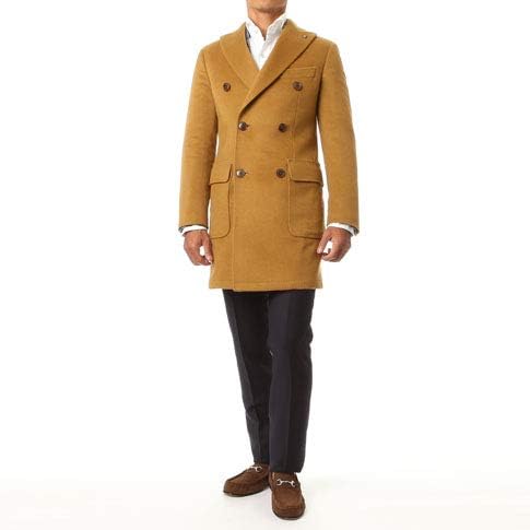 Amazon Sartoria Latorre サルトリア ラトーレ コート カシミア100 チェスターコート 6bx2ボタン キャメル Dorp7 La 70 コート ジャケット 通販