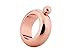 Bangle Bracelet Flask Rose Gold for Women Stainless Steel Flasks for Liquor with Funnel Flagon for Wine Beverages Water Drink Bar Indoor Outdoor Party (Rose Gold)
