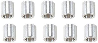 Binghotfire 10PCS Openbuilds Aluminium Spacer V-slot Isolation Column Separate Pillar Silver