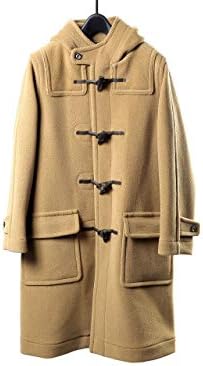 国内正規品 ウールヘリンボーンダッフルコート Newton Abbot Extra Long Camel キャメル メンズ