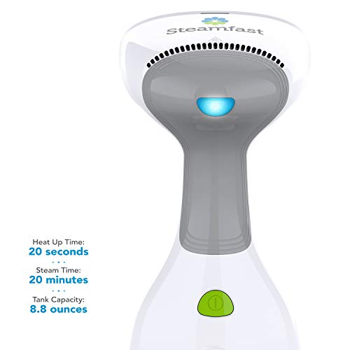 Steamfast SF452 Handheld Garment Steamer 20 Second Heat Up, Long Steam