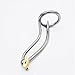 YiFeng Stainless Steel Male Chastity Cage Device Belt Locking Men Bondage Fetish ZCS12 (45mm Ring)