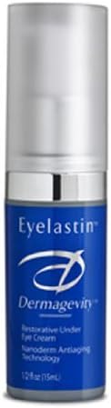 Eyelastin - Best Age Defying Anti-Wrinkle Eye Cream For Radiant, Vibrant and Younger Looking Eyes - Reduces Puffiness and Dark Circles - Drastically Improves Hydration, Firmness and Elasticity Around Eyes - Peptide Technology, Hyaluronic Acid, Vitamin K, Arnica, Jojoba and Apricot Oil - 0.5 oz