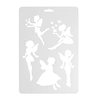 Fmingd DIY Craft Wizard Walls Painting Scrapbooking Decorative Embossing Paper Cards