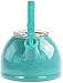 Calypso Basics by Reston Lloyd Harmonic Hum Whistling Teakettle with Glass Lid, 2.2-Quart, Turquoise