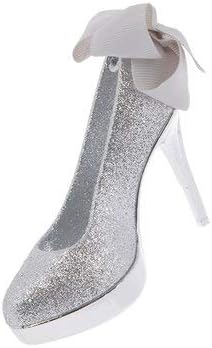 silver glitzy shoes