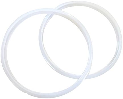 Instant Pot Silicone Sealing Ring for 7 or 8 qt Models,Sweet and Savory Edition,BPA Free,Food Safe Silicone (2 Pack, White)