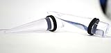 Clear Acrylic Taper/Stretcher/Expander 2 piece (1g (7mm))