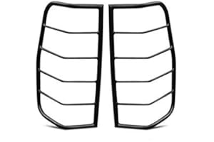 TAC TRUCK ACCESSORIES COMPANY TAC Rear Tail Light Guards Cover Protector Fit 2009-2018 RAM 1500 (Include 19-23 RAM 1500 Classic) / 2010-2023 RAM 2500/3500 TLG Black Taillight – 1 Pair