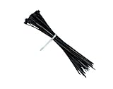 Joy Fish 8 Inch Nylon Cable Ties Wire Ties (Set Of 100PCs,Black)