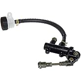 RCRBT Motorcycle Rear Brake Master Cylinder Pump Hydraulic Refit for Motorbike ATV Dirt Bike Compatible with Kawasaki Ninja ZX6 ZX7 ZX6R ZX6RR ZX7R 1989-2014