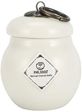 PHILOGOD Incense Tablet Organic Frankincense Resin and Myrrh, Pure Manual Incense Ball, Sandalwood, Honey, Aromatherapy