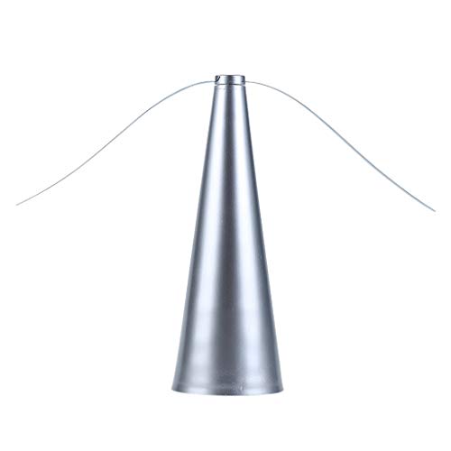 GJK-SION Fly Repellent Fan by Shooaway - Keep Flies and Bugs Away from Your Food Without Using Chemicals - Enjoy Outdoor Meal Fullest (Silver)