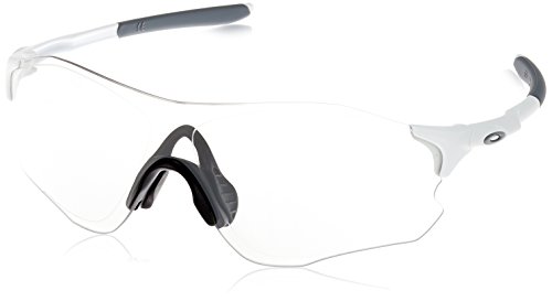 Oakley Mens EVZero Path Asian Fit Sunglasses, Matte White/Clear Black, One Size