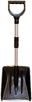 Portable Snow Shovel | Emergency Snow Shovel | Stores Easily In Any Car | Lightweight Adjustable Arm |