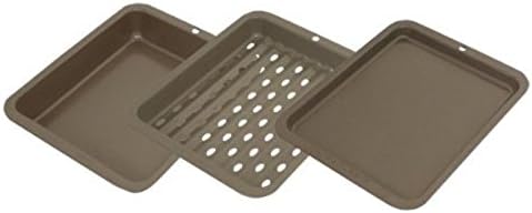 Range Kleen 3 pc. Petite Bakeware Set Non-stick 8x10 inch (outer) BW5 Pan NEW