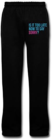 Awesome Men's Justin Bieber Is It Too Late Now To Say Sorry Sweatpant Joggers