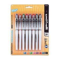 uni-ball Vision Elite Stick Bold Point Rollerball Pens, 8 Colored Ink Pens