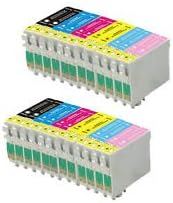 Odyssey Supplies® - Compatible Ink Cartridges For Epson Stylus Photo R200, R220, R300, R320, R340, RX500, RX600, RX620, RX640, T0481 Black, T0482 Cyan, T0483 Magenta, T0484 Yellow, T0485 Light Cyan, T0486 Light Magenta (24 pack)