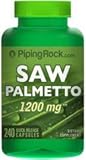 Piping Rock Saw Palmetto 1200 mg 2 Bottles x 120 Quick Release Capsules Dietary Supplement