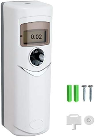 Fyng Free Standing Wall-Mounted Home Commercial indoor Programmable Odor Neutralizing Automatic Air Freshener Fragrance Aerosol Spray Dispenser (Plastic-LC)