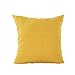 Howstar-Home & Garden Decor Pillow Case, Solid Decorative Throw Pillow Covers for Couch Sofa Soft Cushion Case 18 x 18 Inch (Yellow)