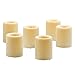 Sterno Home, Cream Inglow Battery-Operated 1-3/4-Inch Flameless Wax-Covered LED Votive Candle, 6-Pack