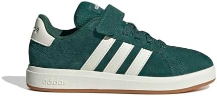 Mixte Enfant Grand Court 00S Children Shoes, Collegiate Green/Off White/Gum, 32 EU