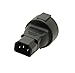 Toptekits IEC 320 C14 Male to Europe Schuko Female Socket Short Power Plug Converter Adapter for UPS PDU,Euro UPS/PDU Power Cord Connecter